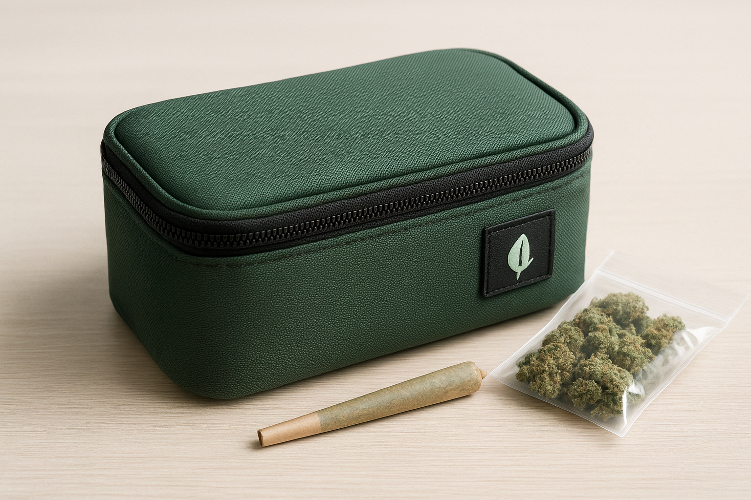 1. Green Blazer smell proof stash bags