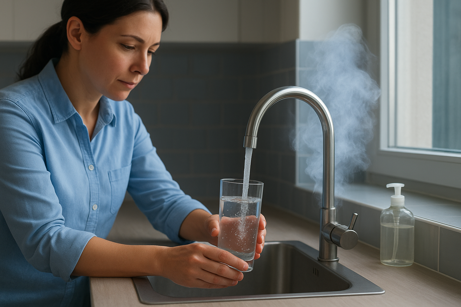 Hur radon tar sig från vatten till luften