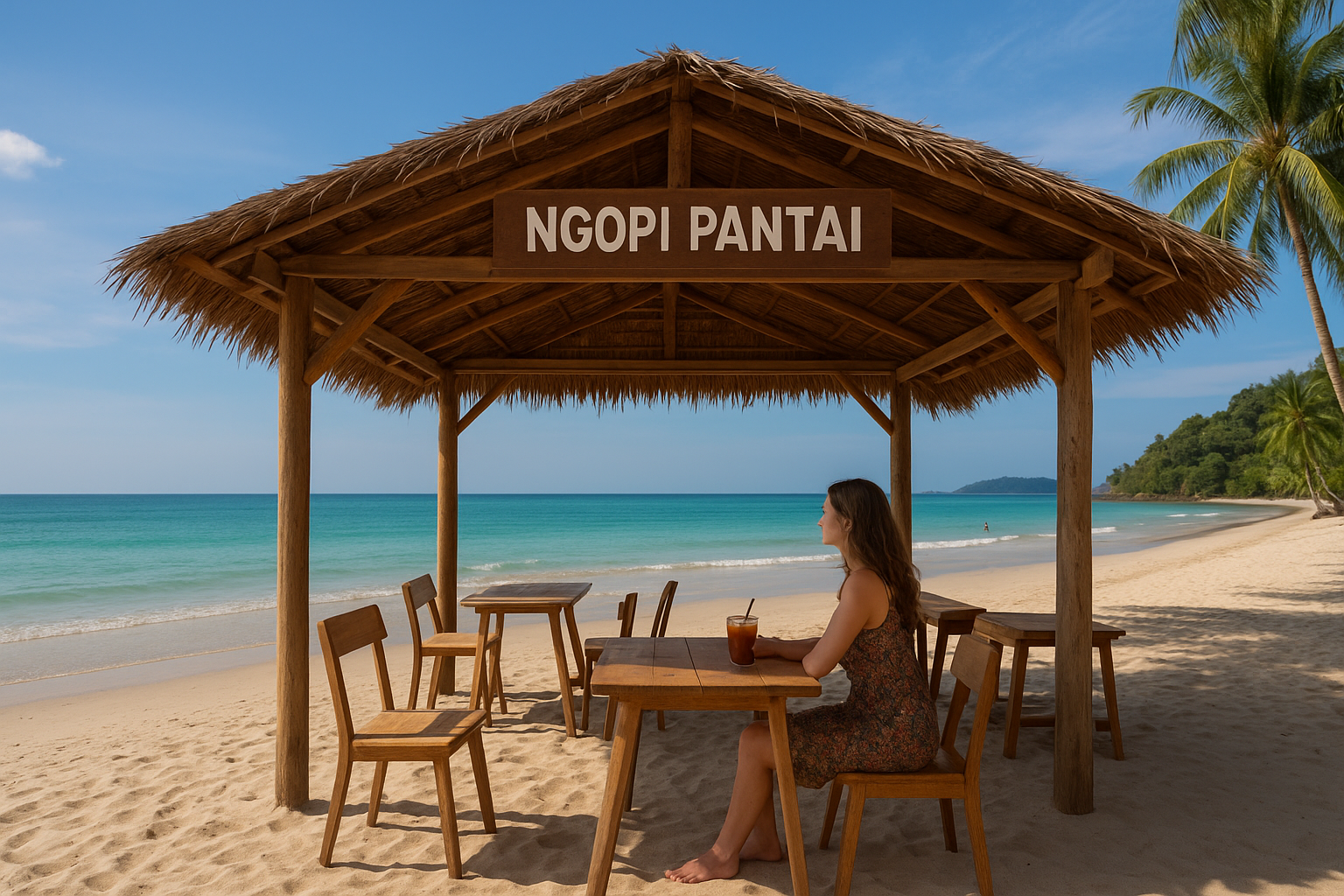 5. Ngopi Pantai Beachfront Coffeeshop
