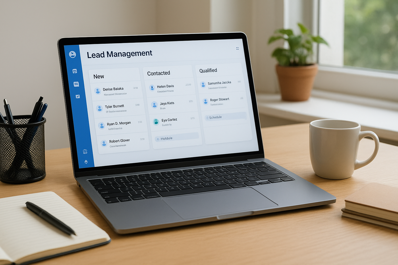 Lead capture and lead organization capabilities