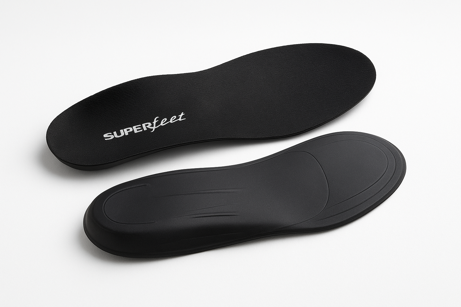 4. Superfeet All-Purpose Support Low Arch Black Insoles