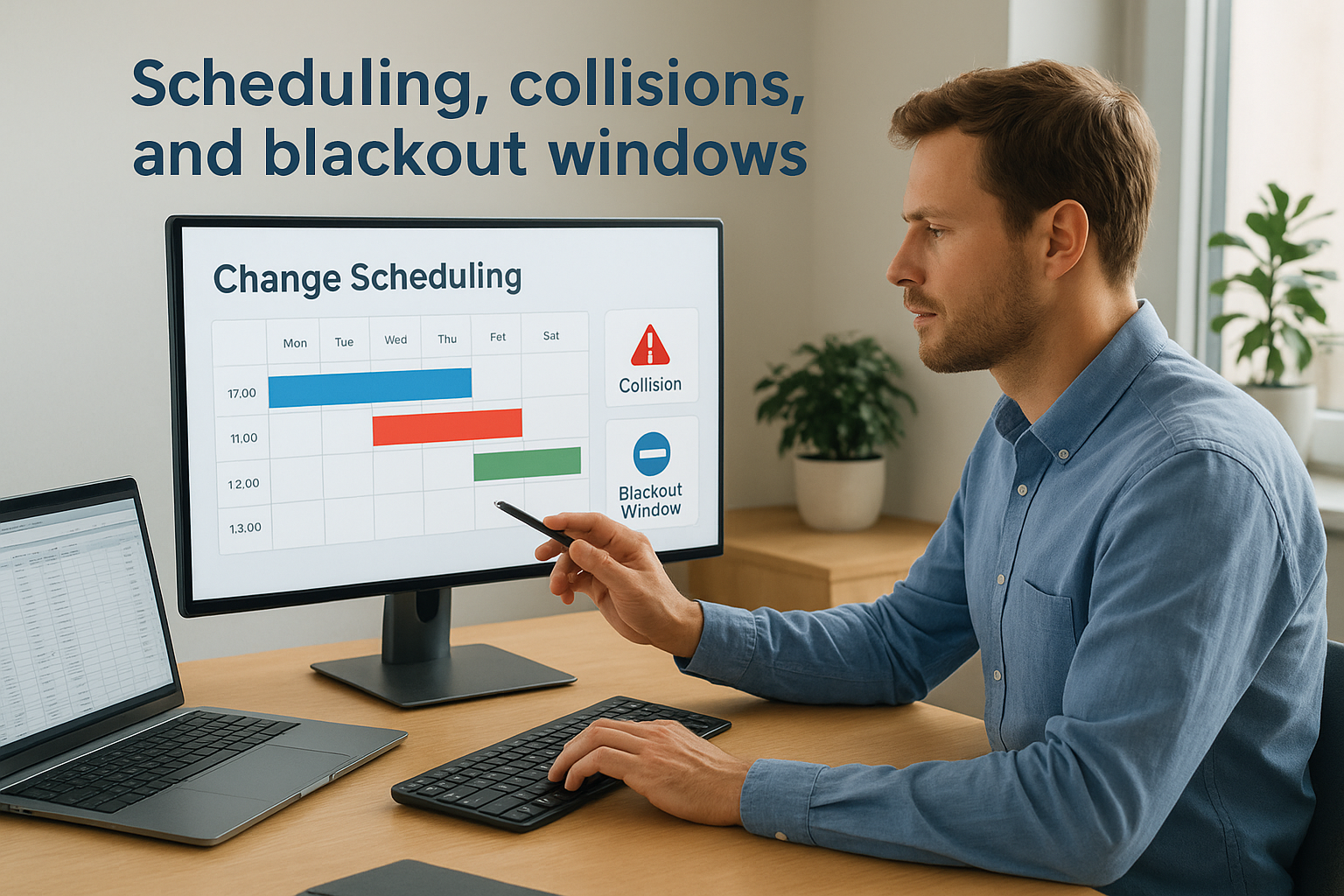 Scheduling, collisions, and blackout windows