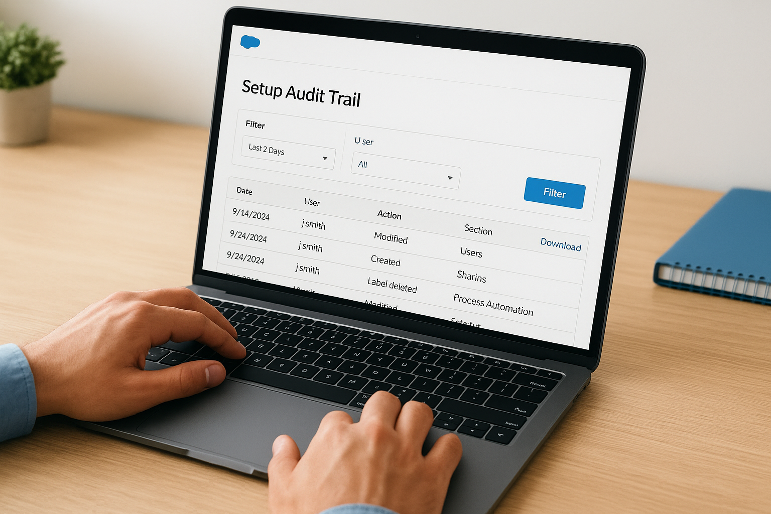 How to view, filter, and export Setup Audit Trail