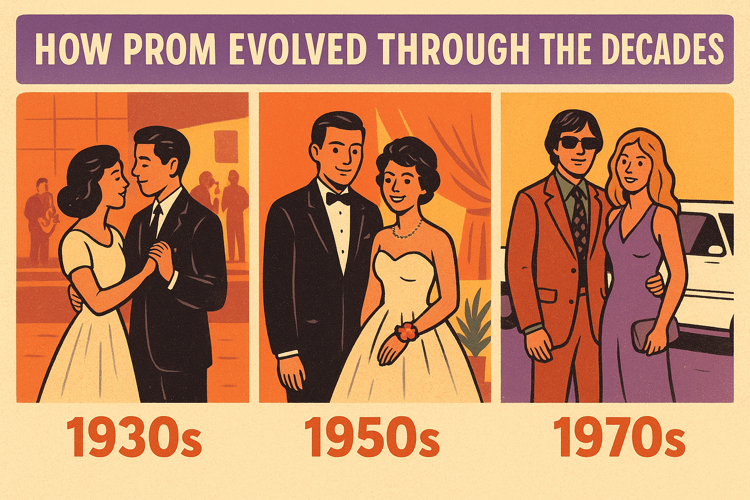 How prom evolved through the decades