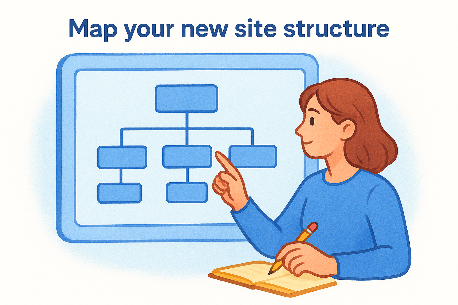 Map your new site structure