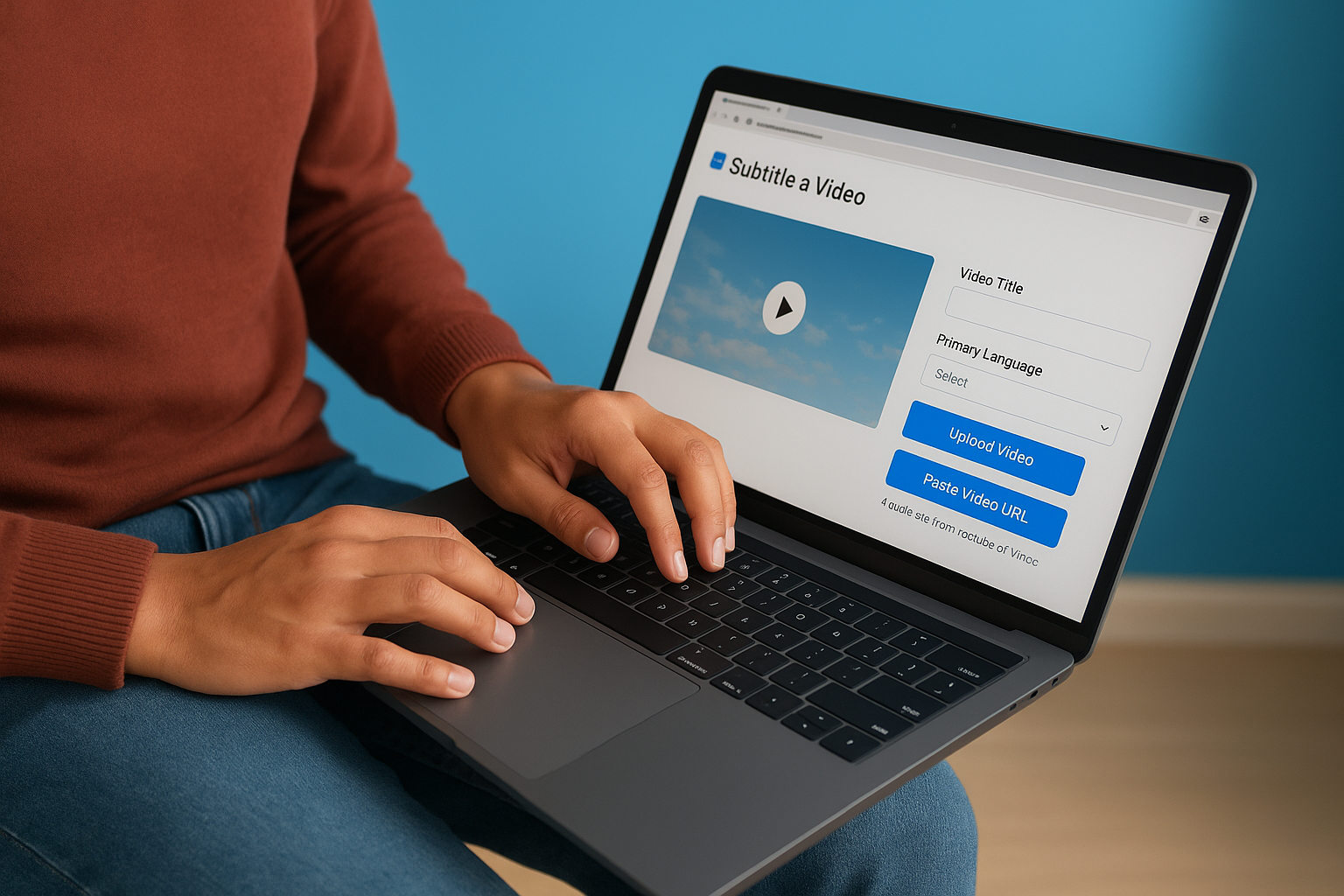 Set up your profile and start a new project