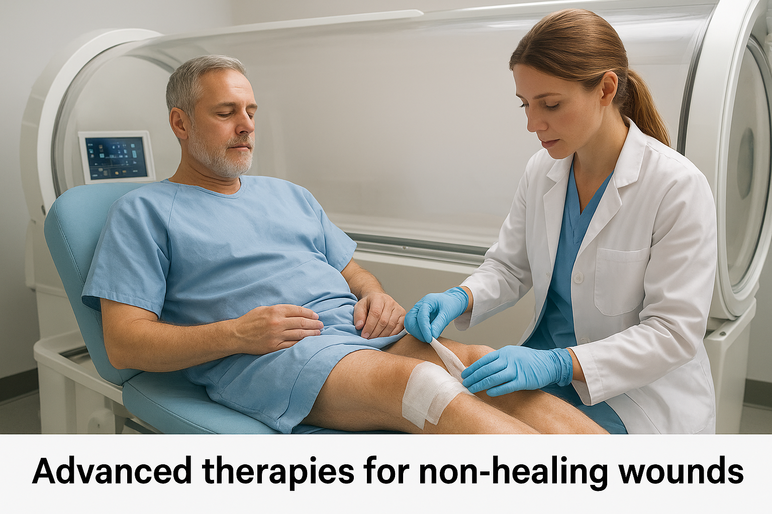 Advanced therapies for non-healing wounds