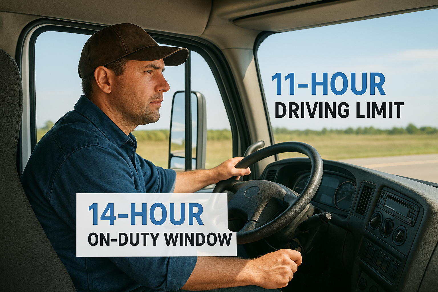 The 11-hour driving limit and 14-hour on-duty window