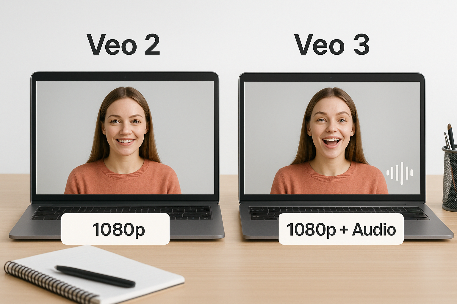 Veo 2 vs. Veo 3: what's different
