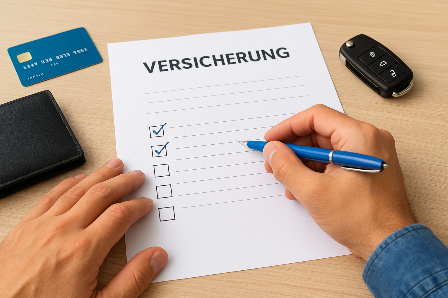 3. Versicherung richtig wählen und Selbstbehalt senken