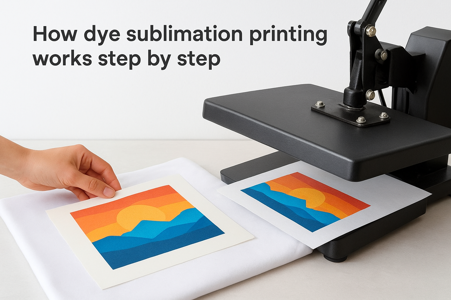 How dye sublimation printing works step by step