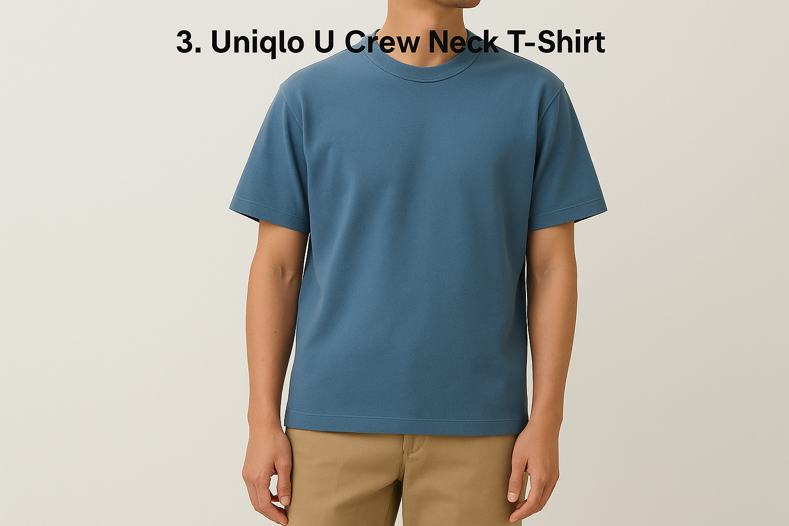 3. Uniqlo U Crew Neck T-Shirt