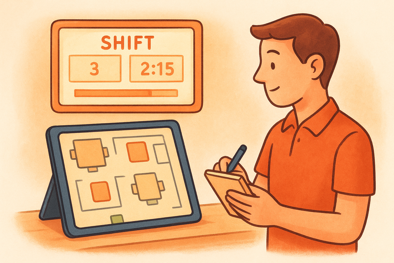 Table management, turns, and shift visibility