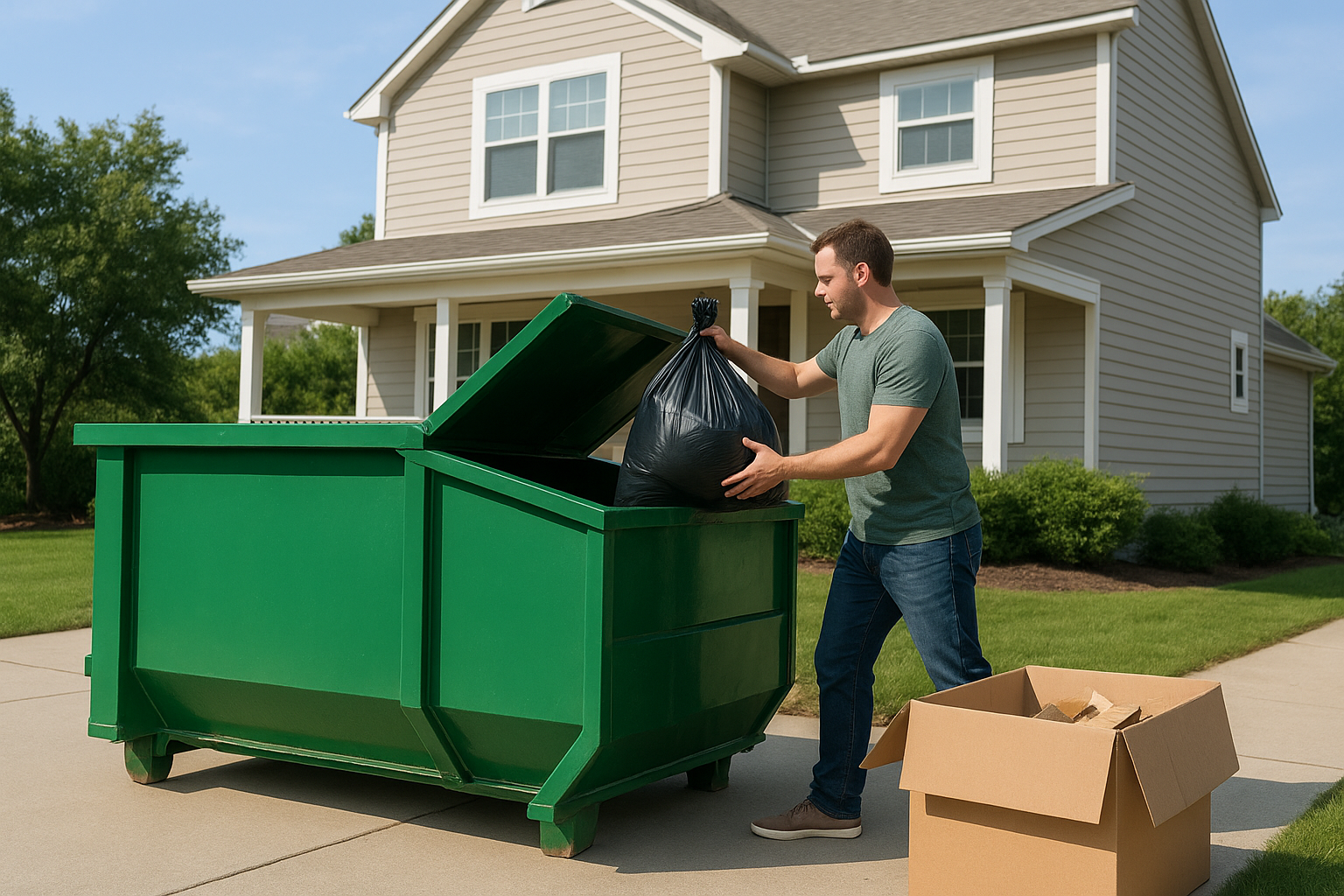 When a dumpster rental is the smarter move