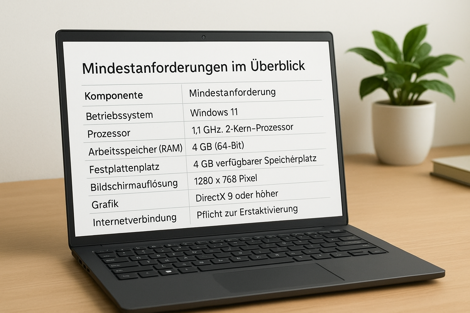 Mindestanforderungen im Überblick