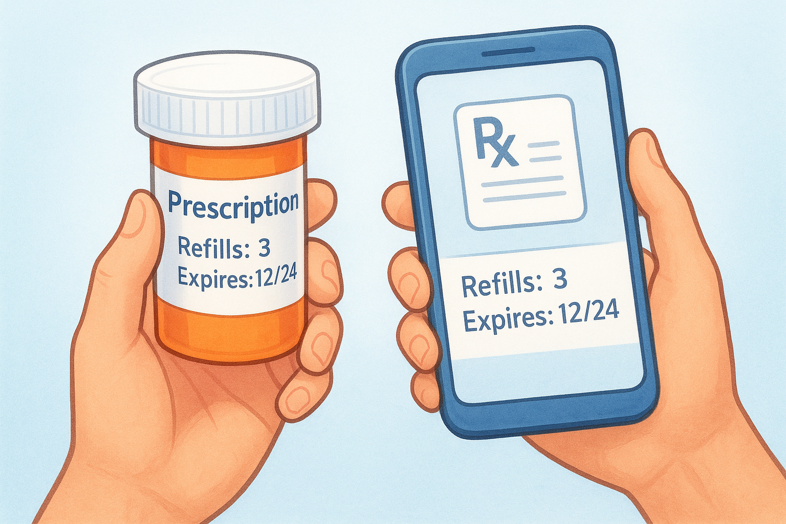 Check your refill count and expiration