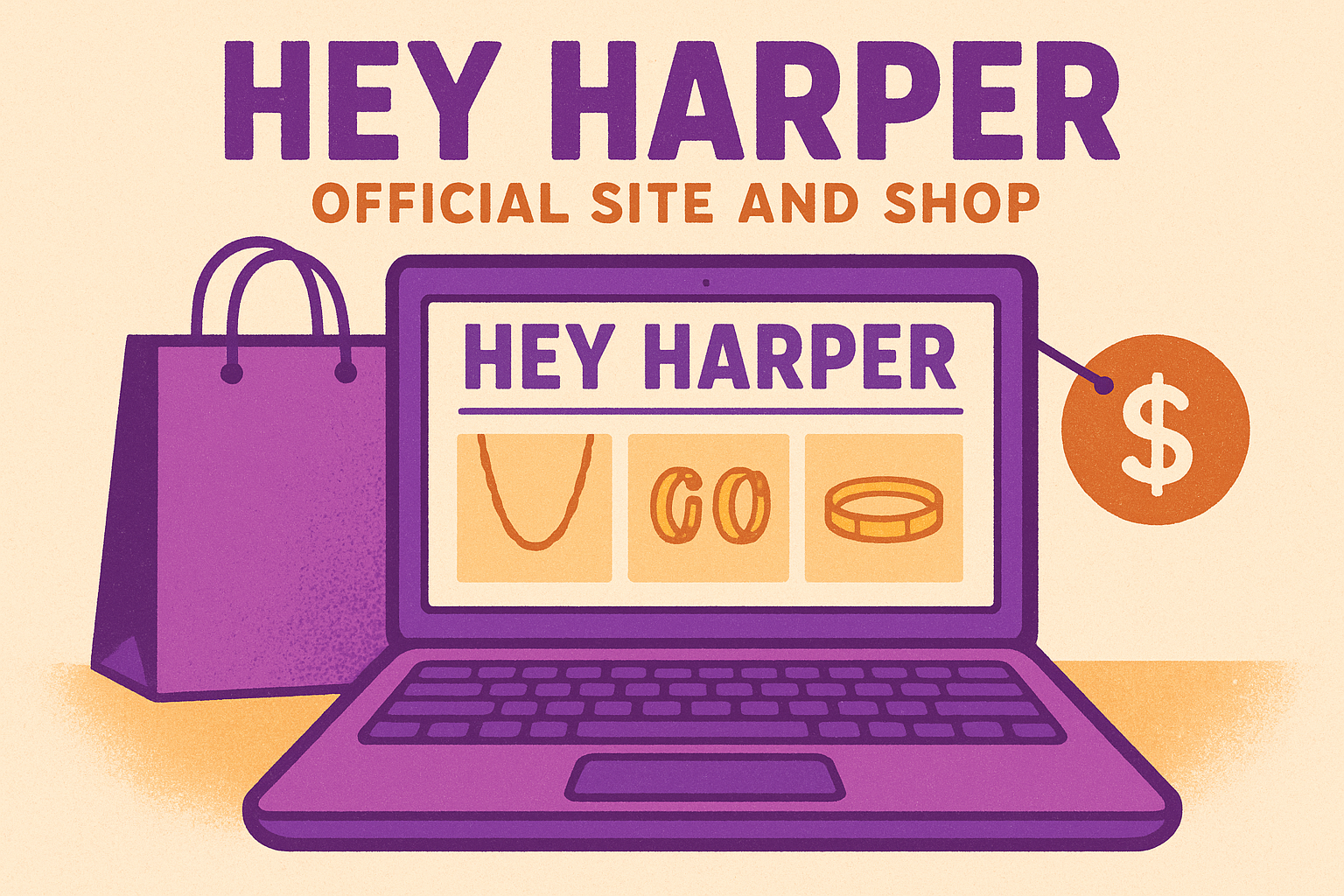 Overview of Hey Harper official site