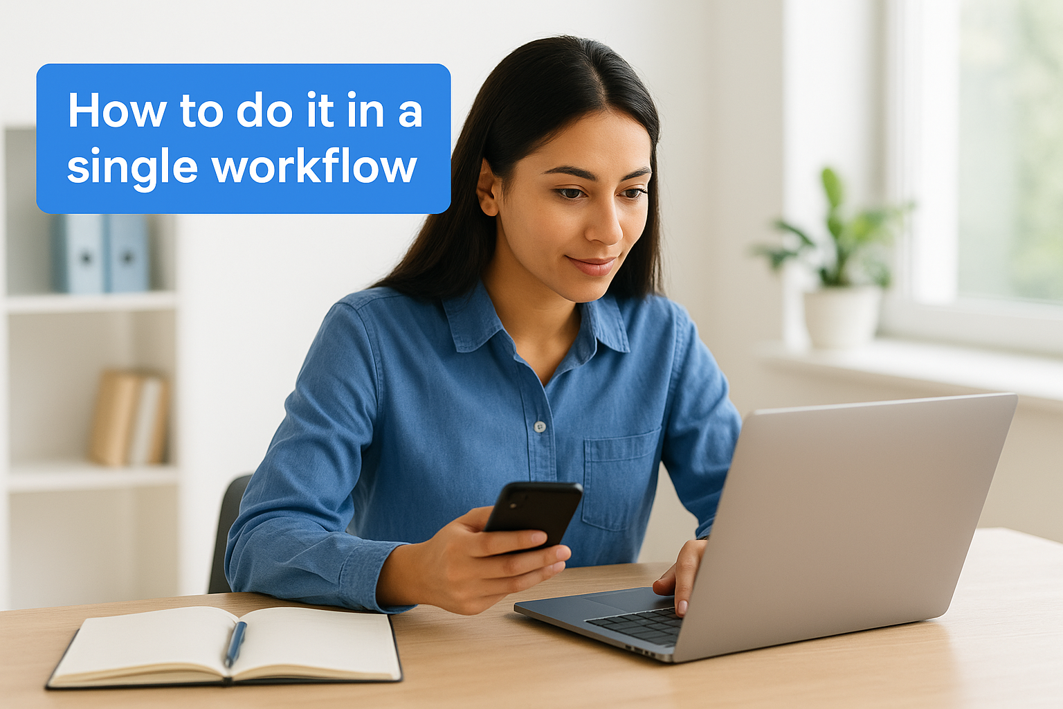 How to do it in a single workflow