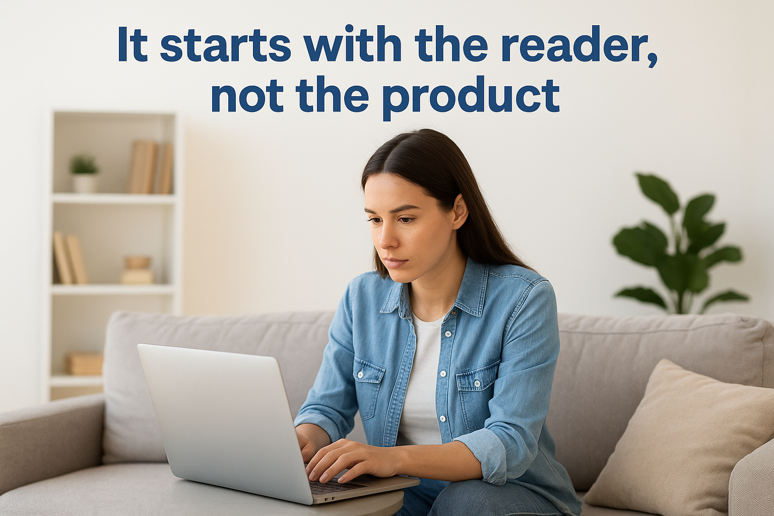 It starts with the reader, not the product