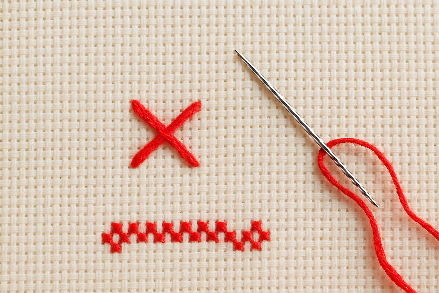 The grid and the stitch
