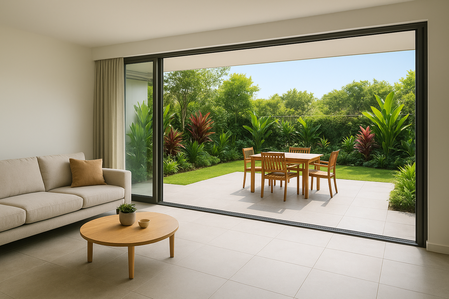 2. Create a seamless indoor-outdoor transition