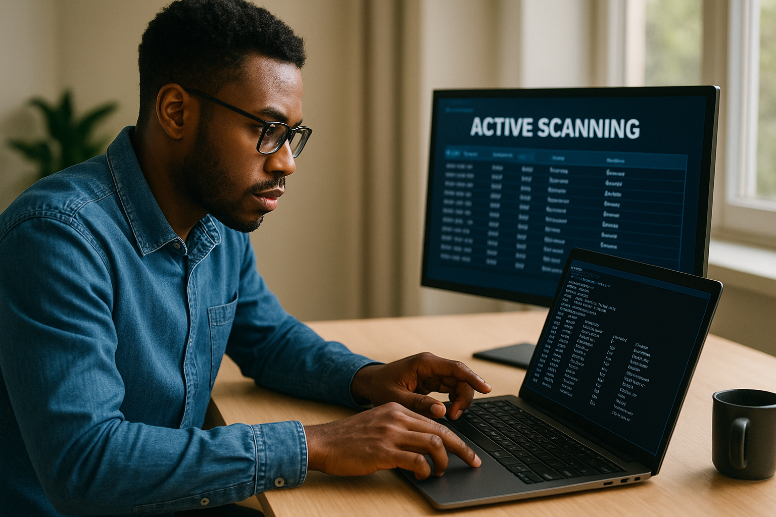 Active scanning and enumeration