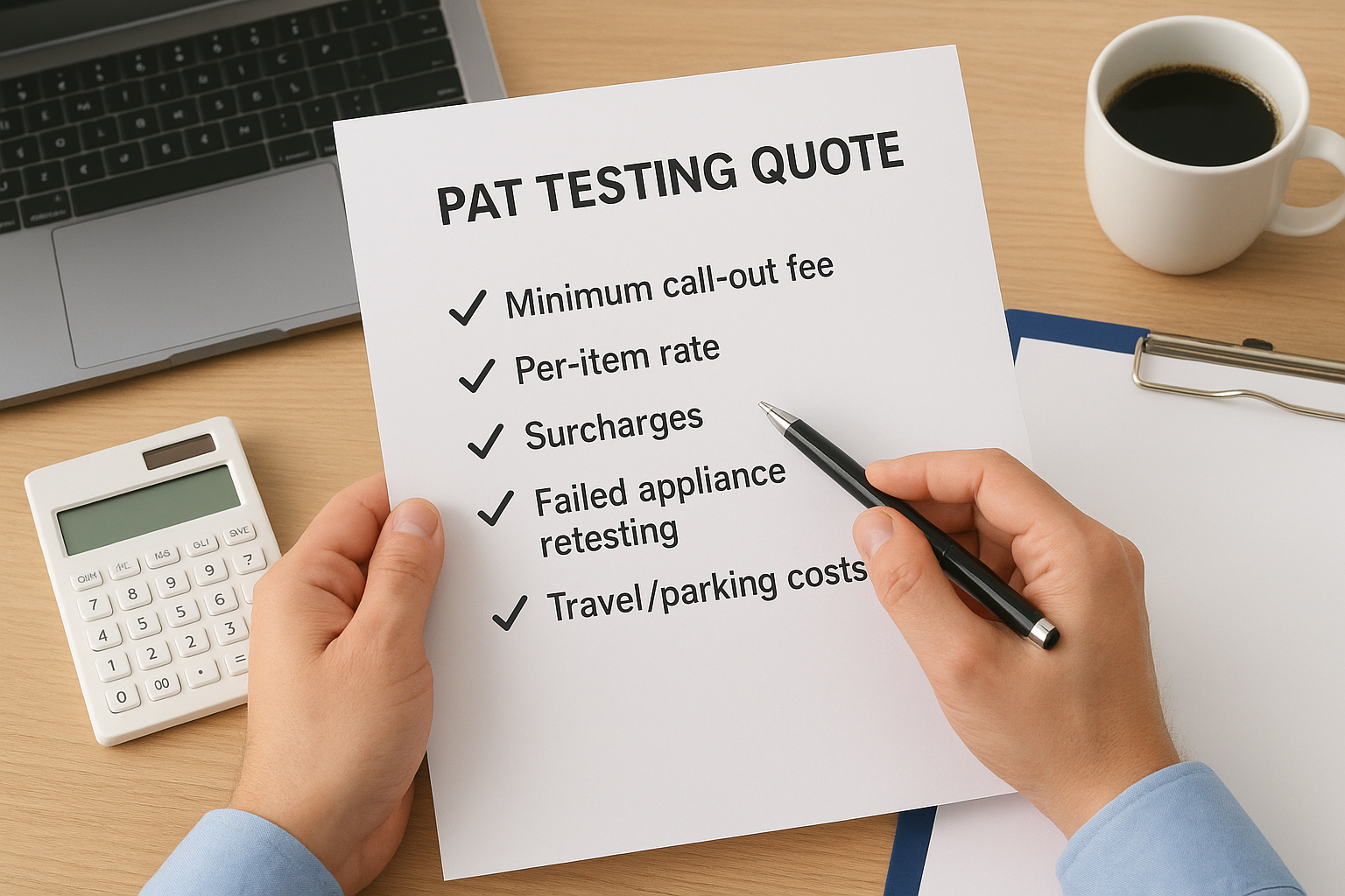 What a PAT testing quote should include