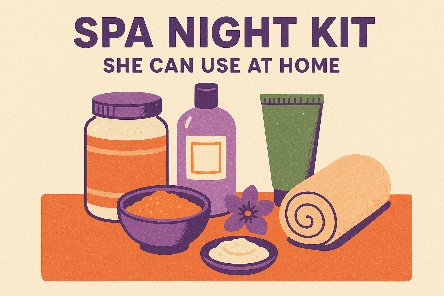 10. Spa night kit she can use at home