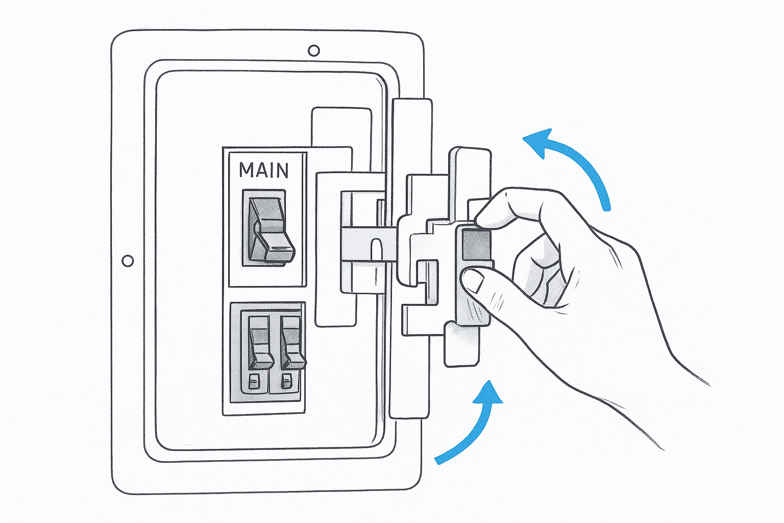 How the mechanical interlock works