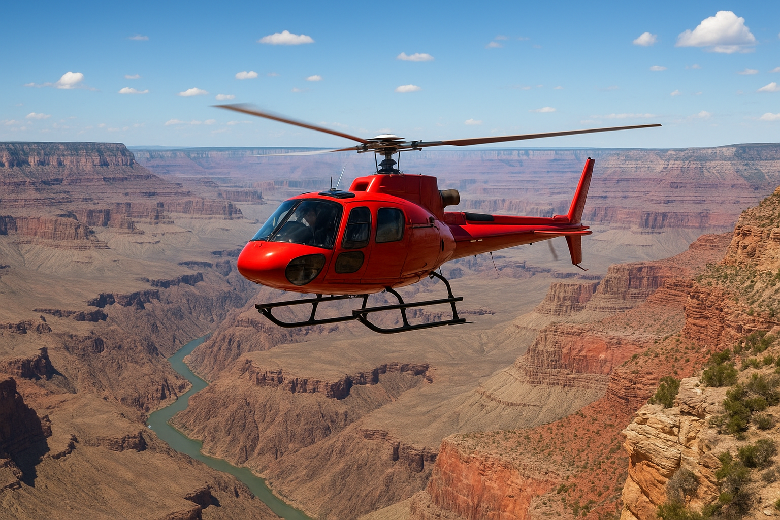 2. South Rim helicopter flights from Tusayan