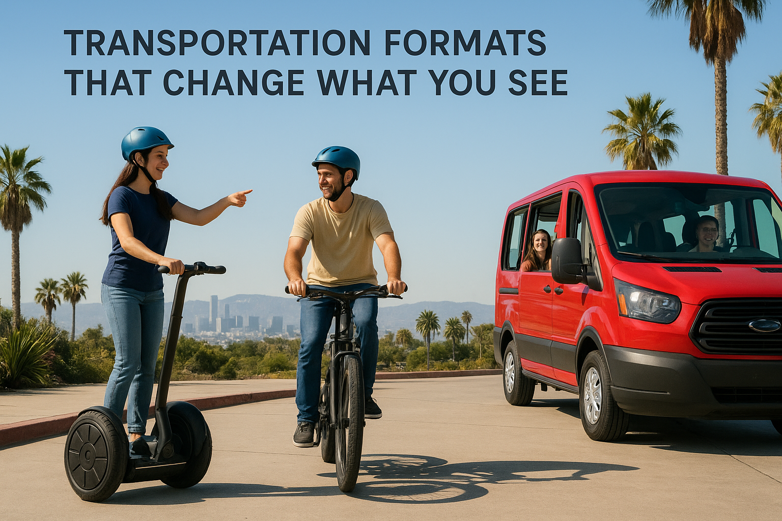 Transportation formats that change what you see