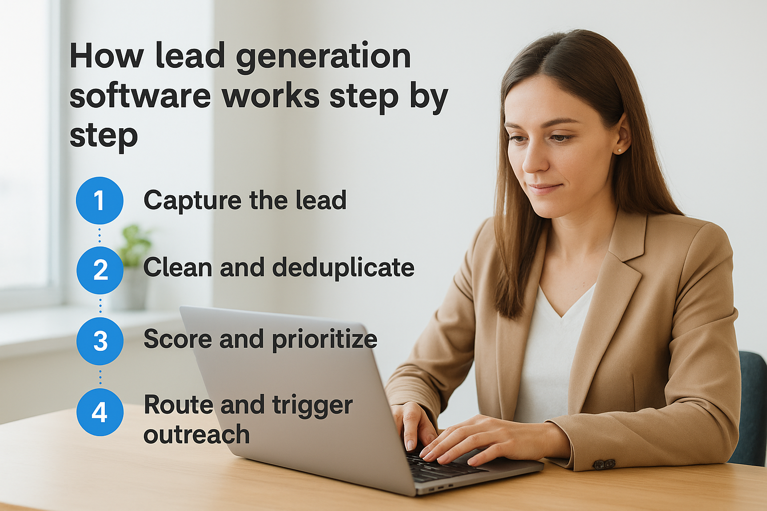 How lead generation software works step by step