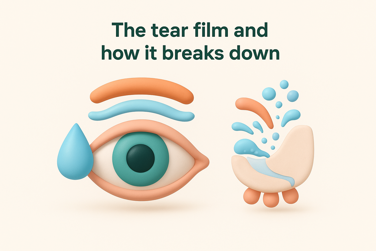 The tear film and how it breaks down