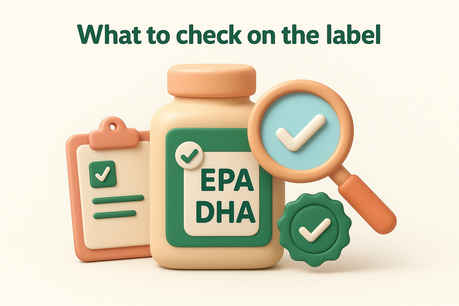 What to check on the label