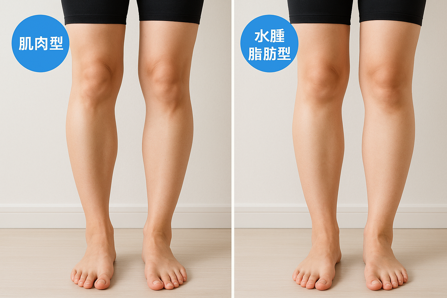 你係肌肉型小腿定水腫脂肪型