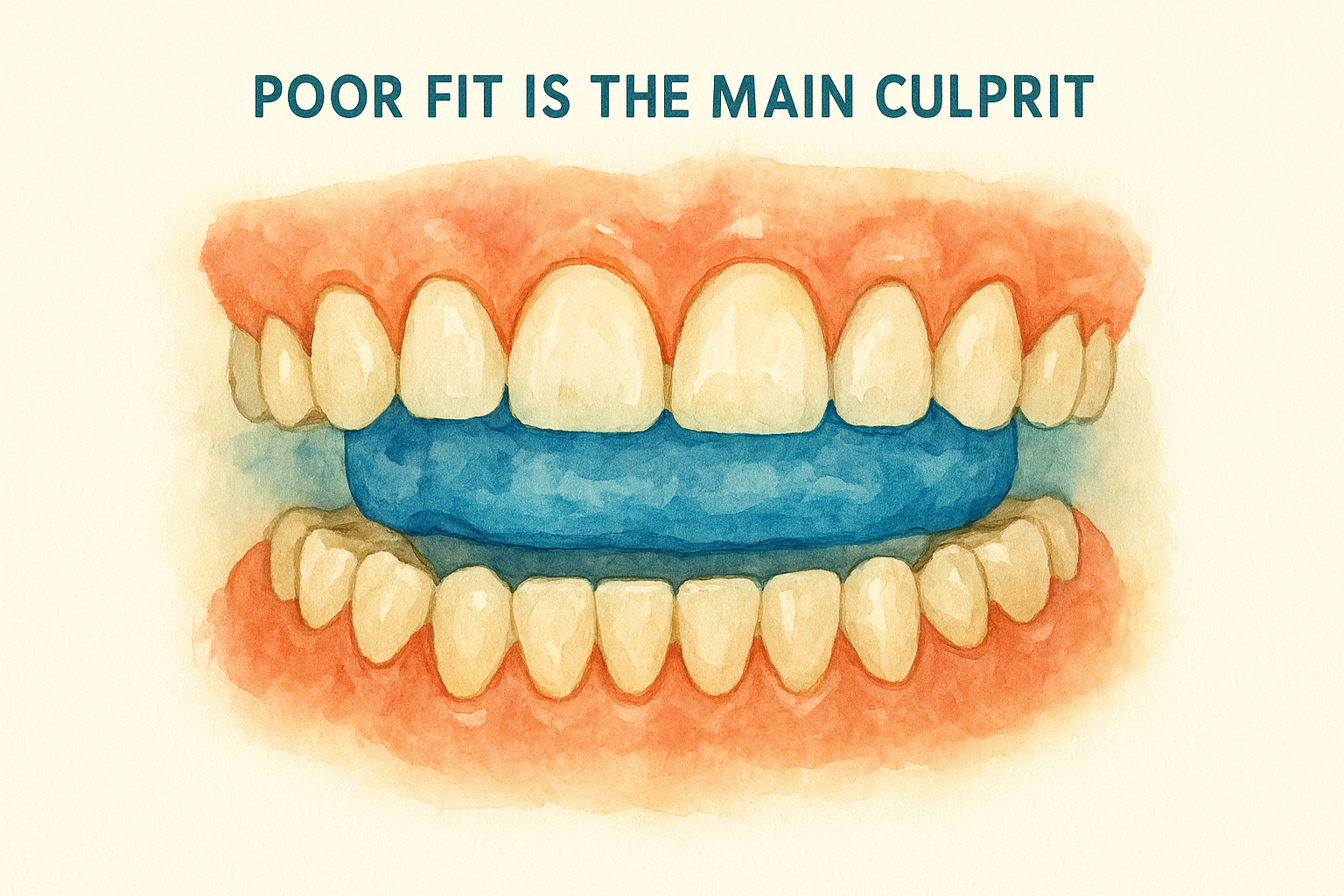 Poor fit is the main culprit