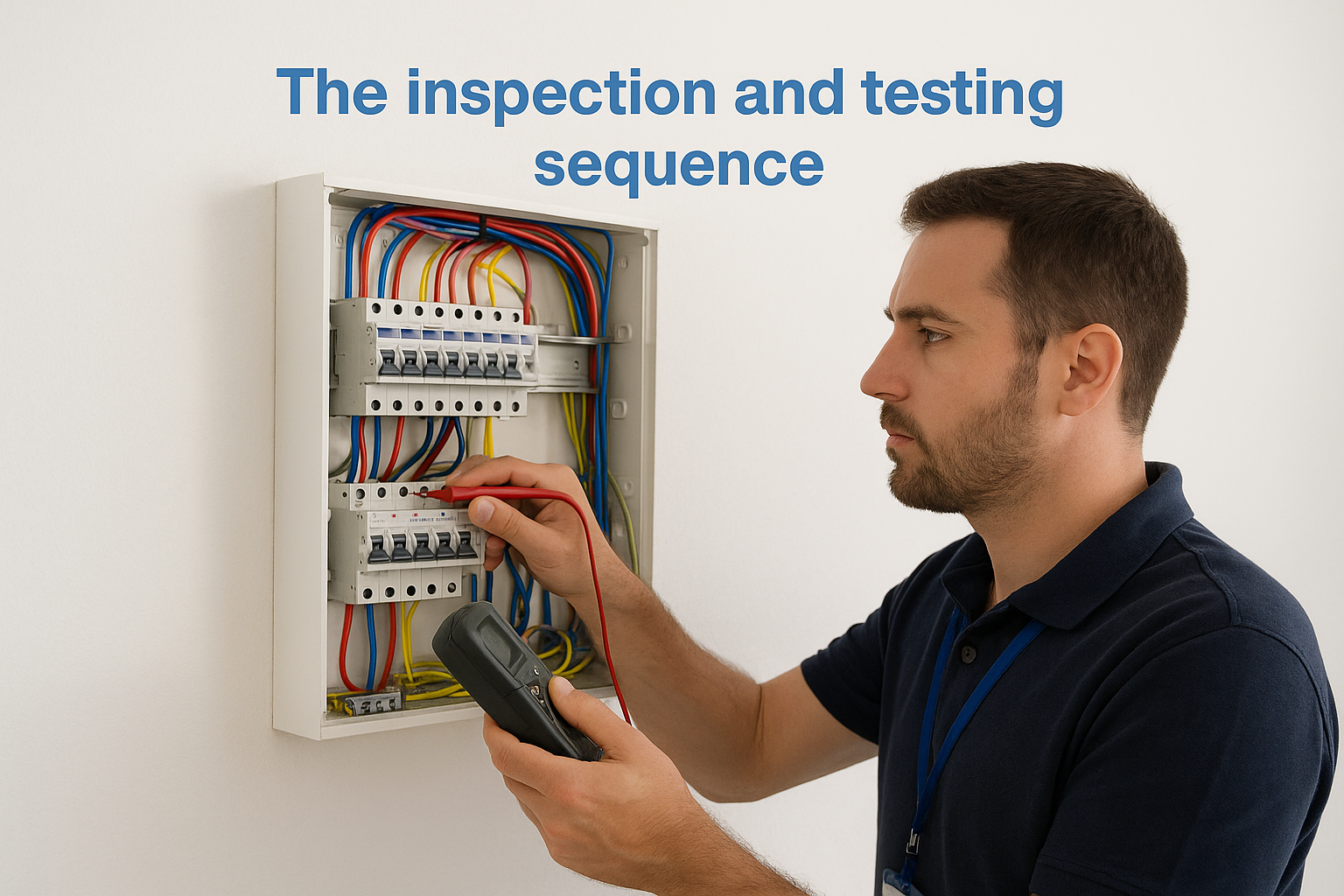 The inspection and testing sequence