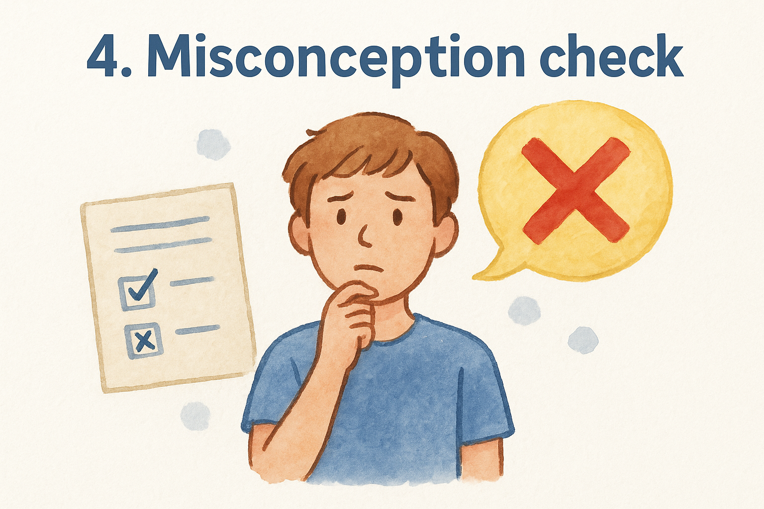 4. Misconception check