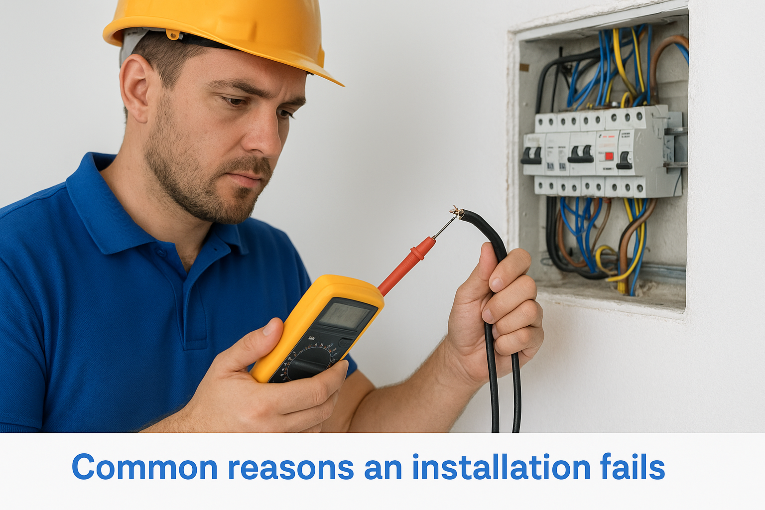 Common reasons an installation fails