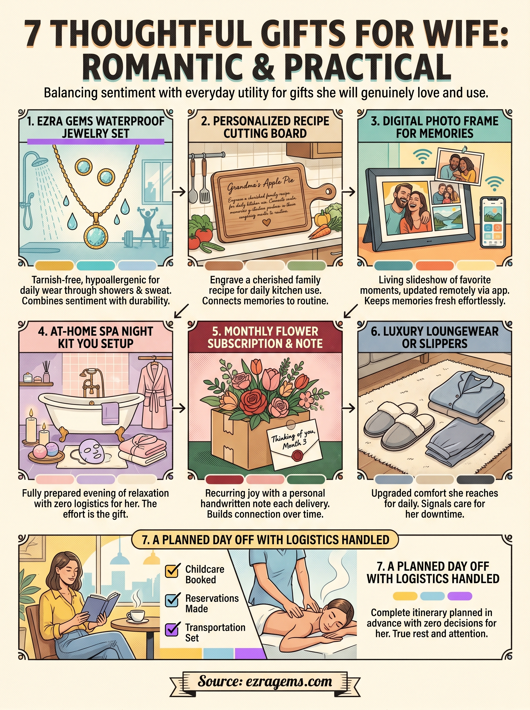 gifts for wife infographic