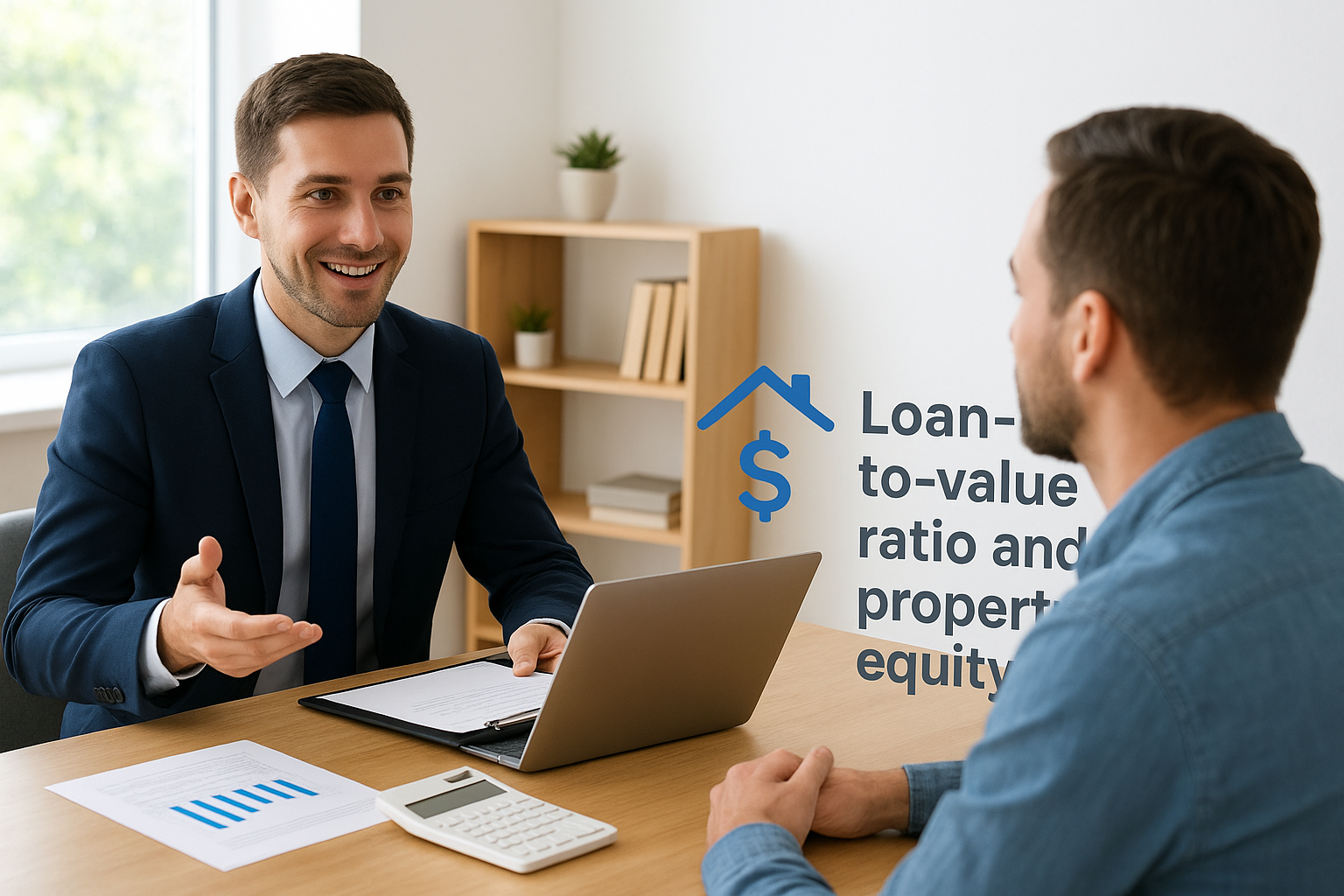 Loan-to-value ratio and property equity