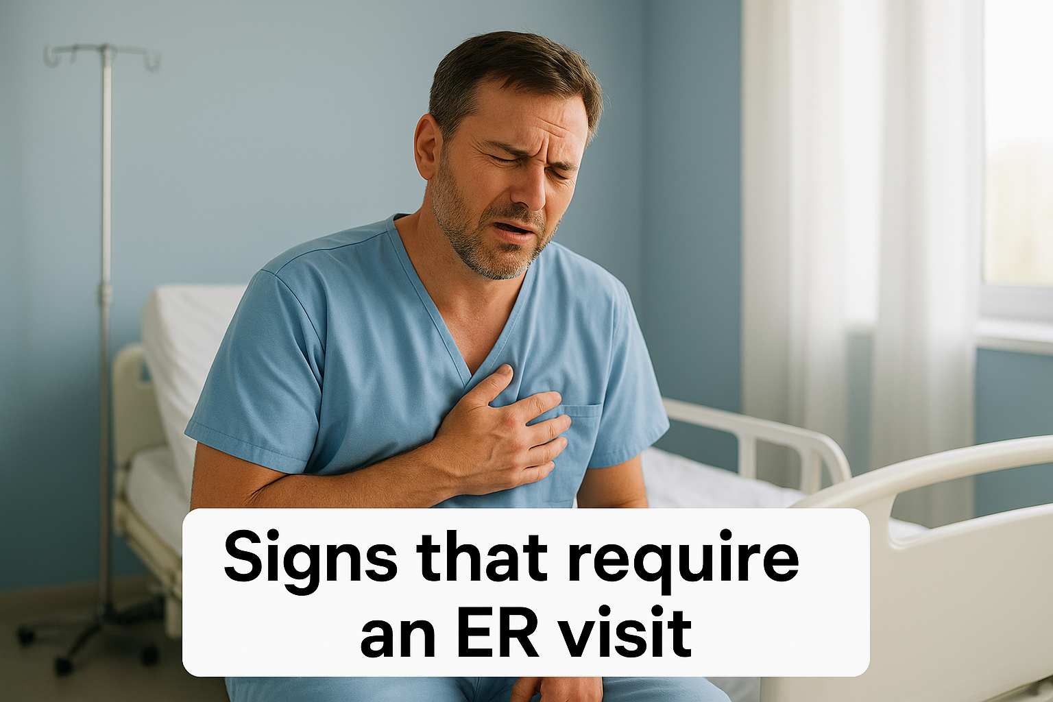 Signs that require an ER visit