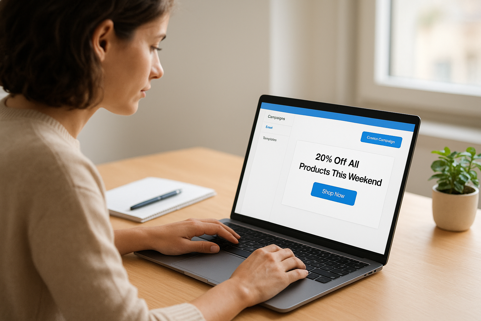 Create your first promotional campaign