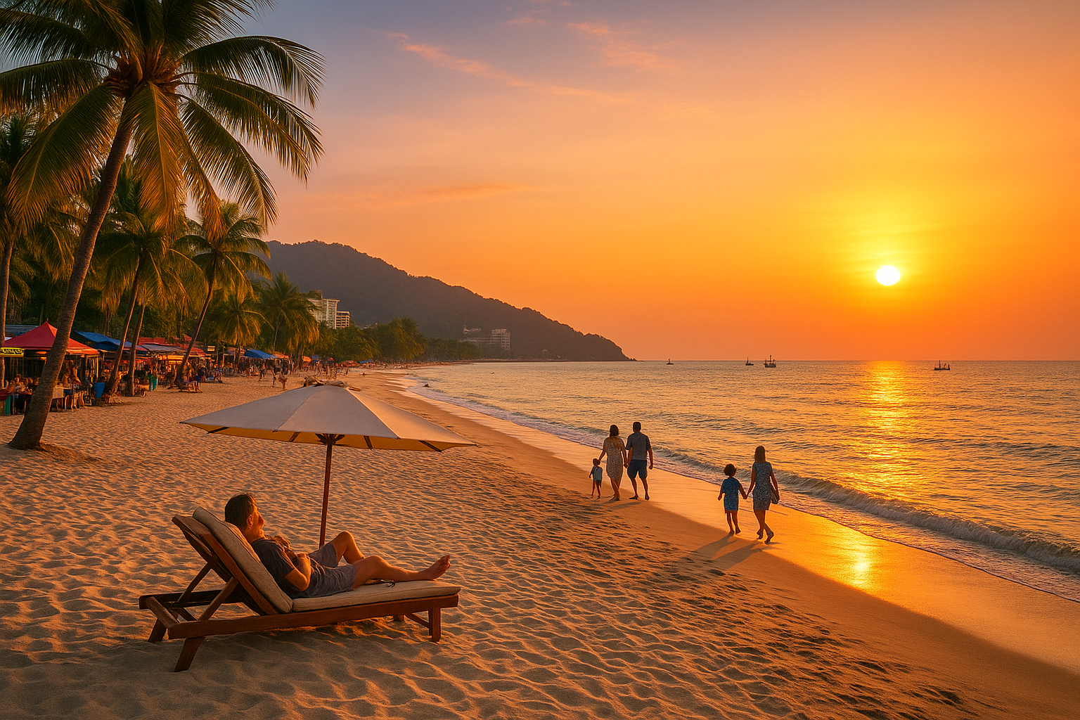 1. Batu Ferringhi Beach