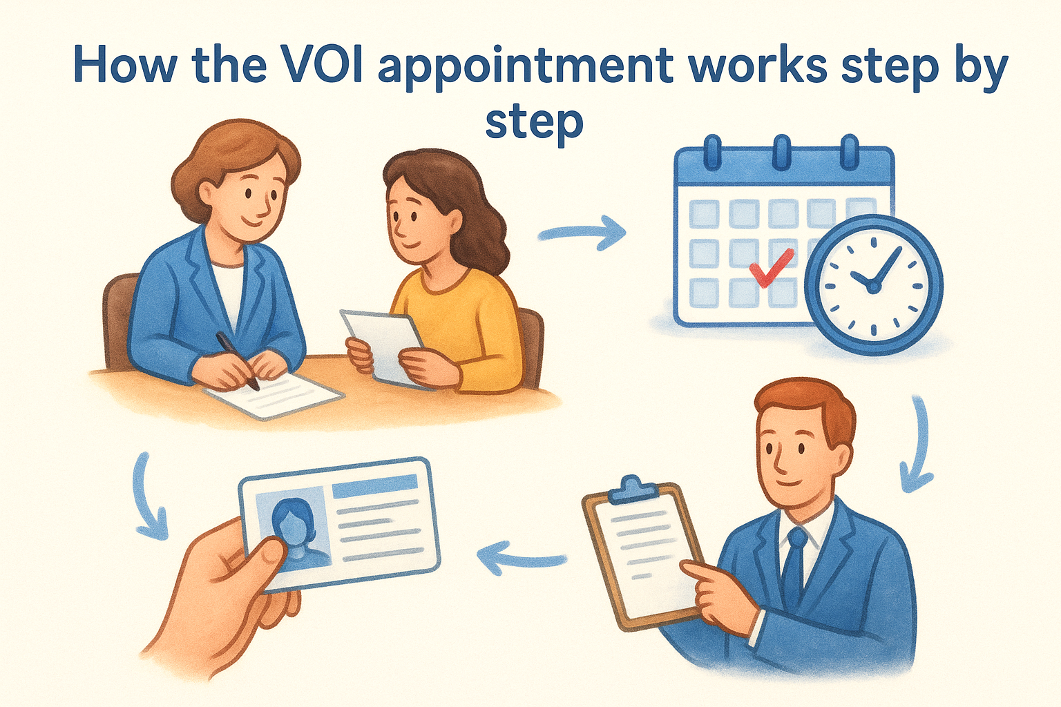 How the VOI appointment works step by step