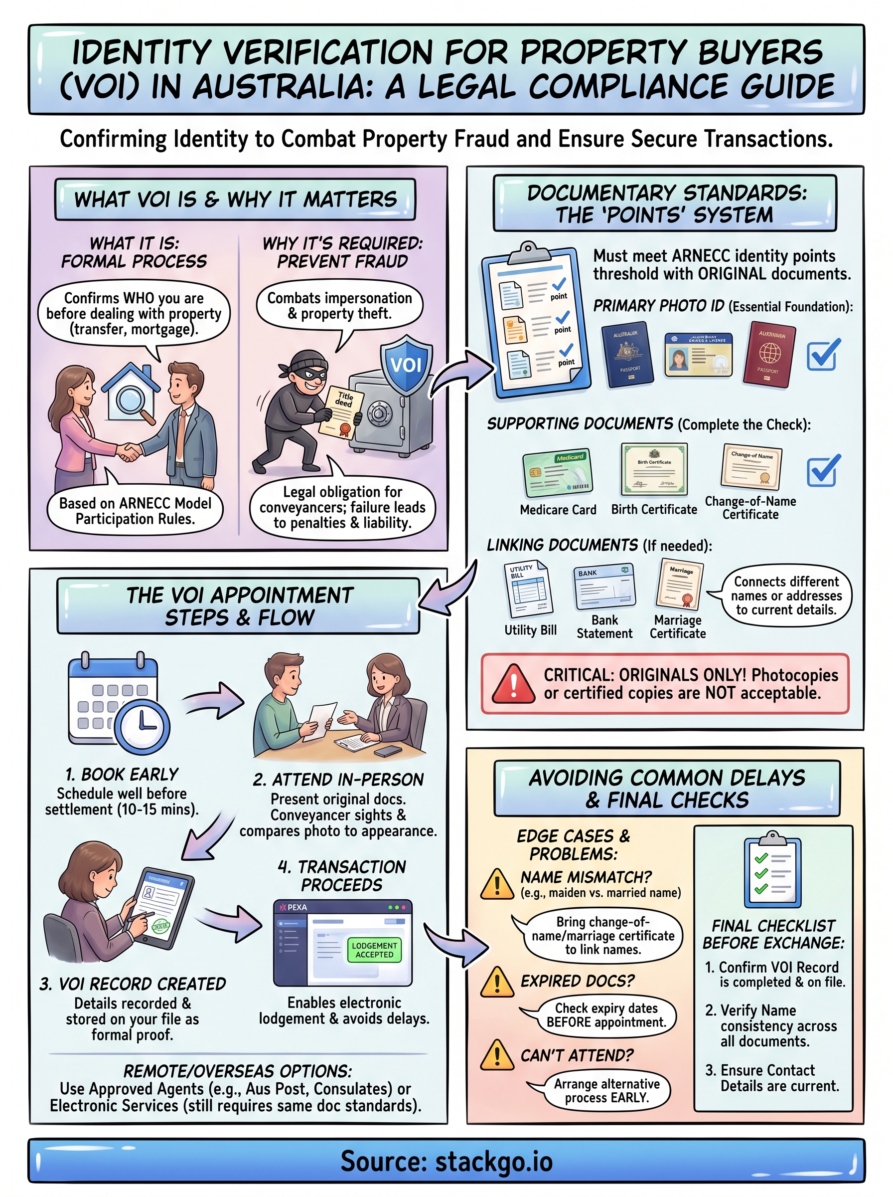 identity verification for property buyers infographic