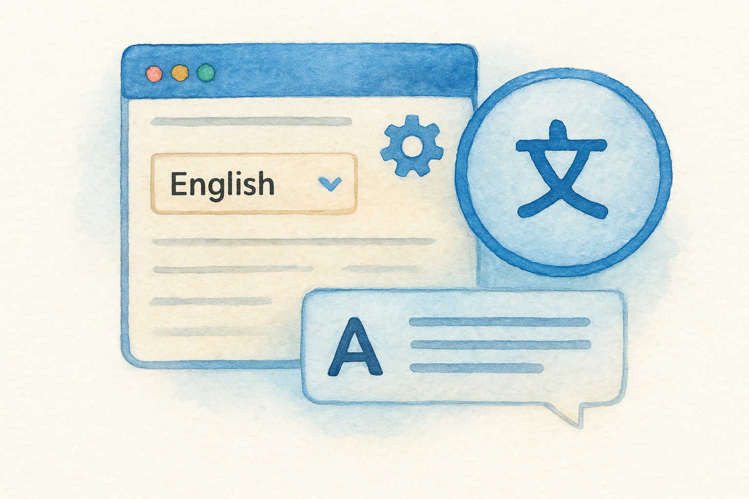 Where you find translation options