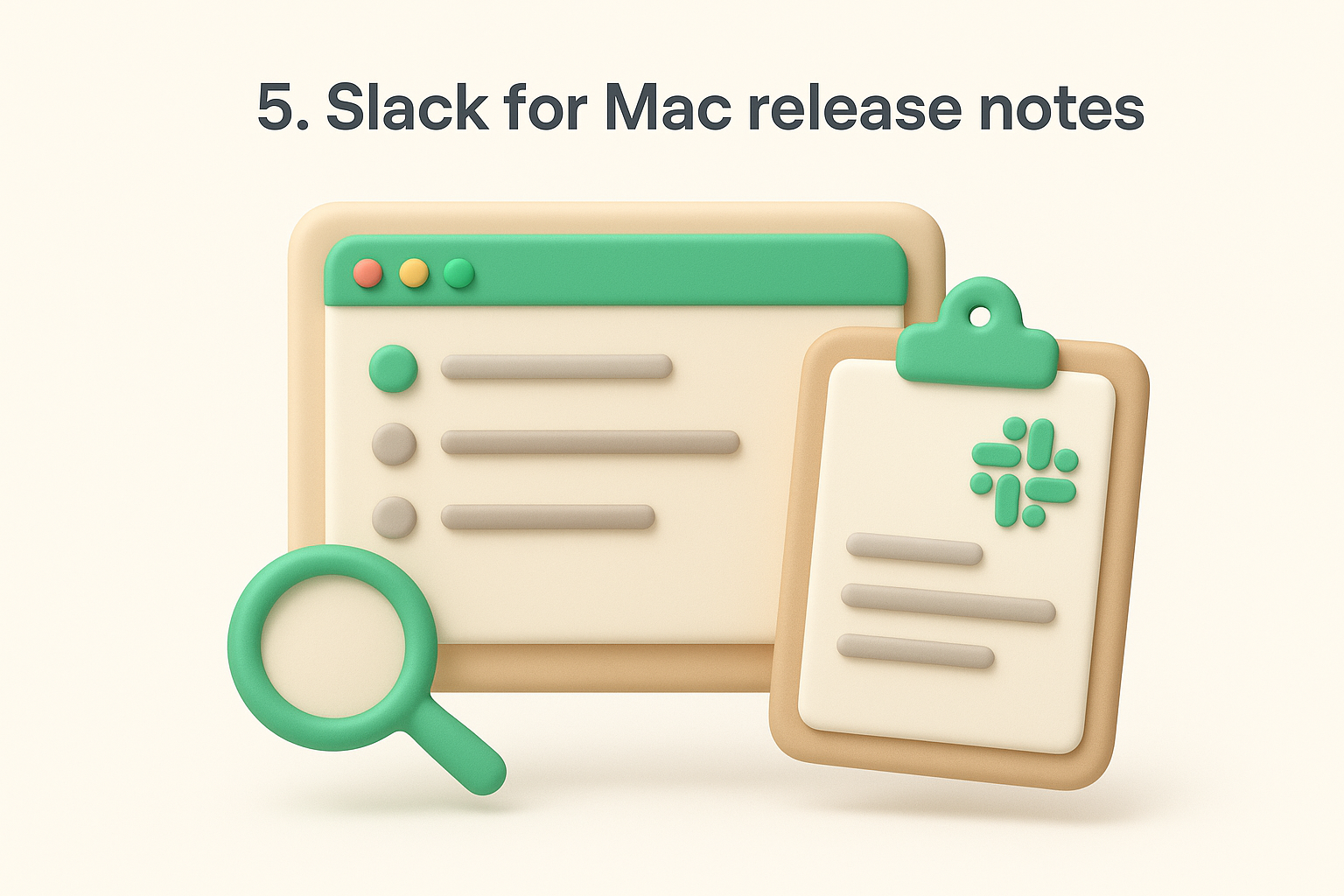 5. Slack for Mac release notes