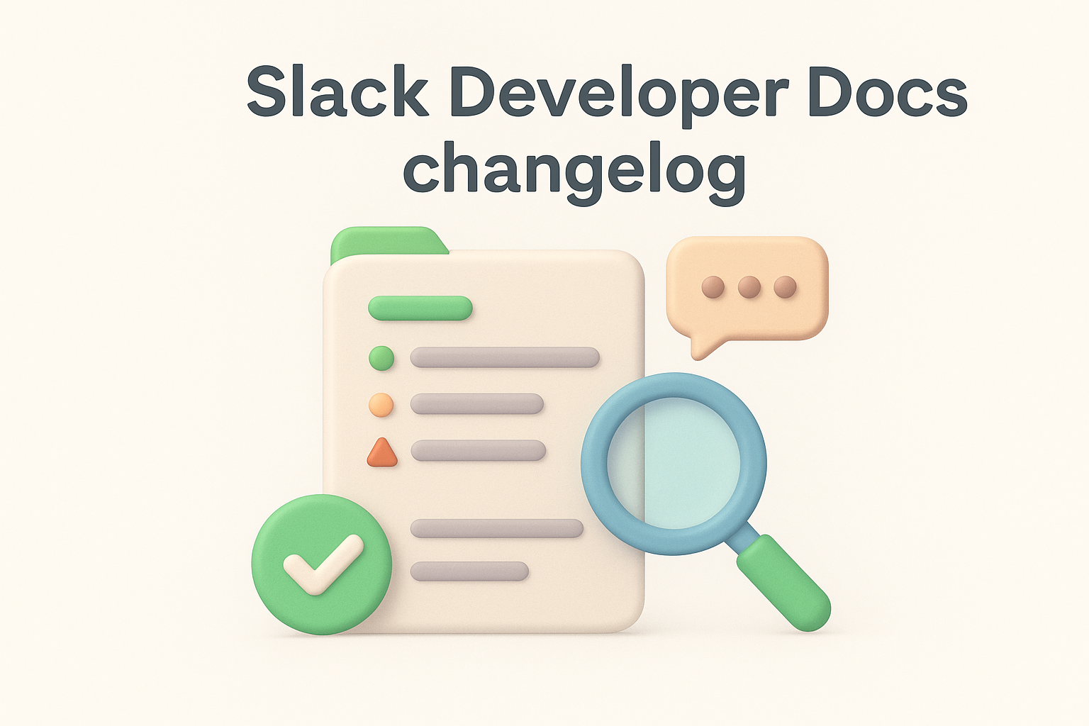 9. Slack Developer Docs changelog
