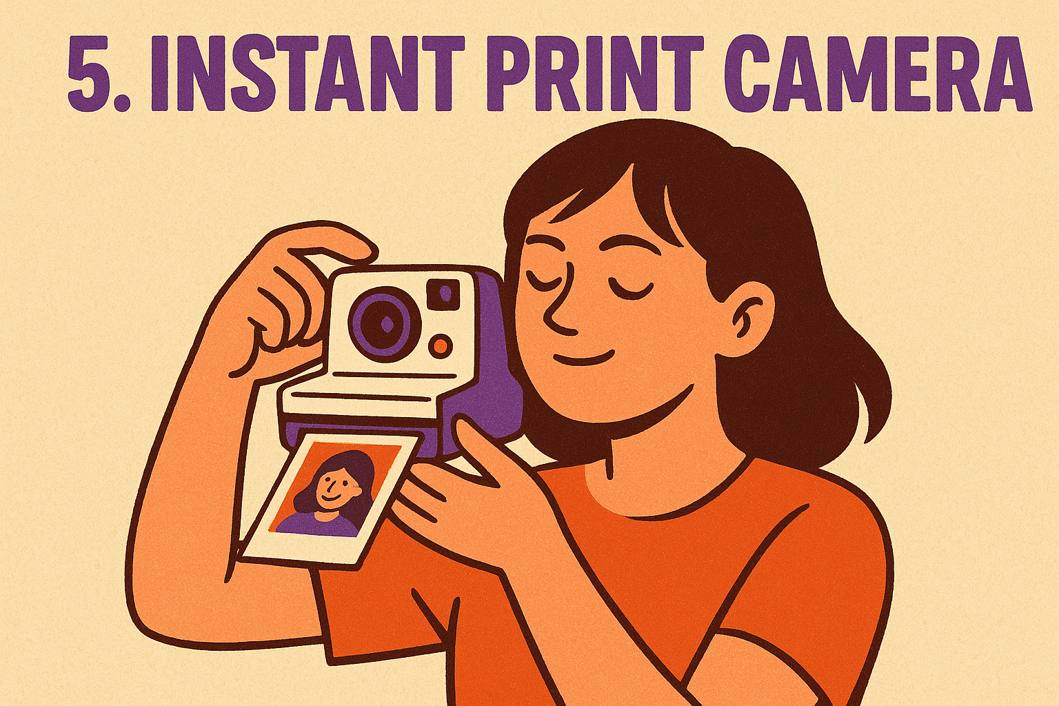 5. Instant print camera